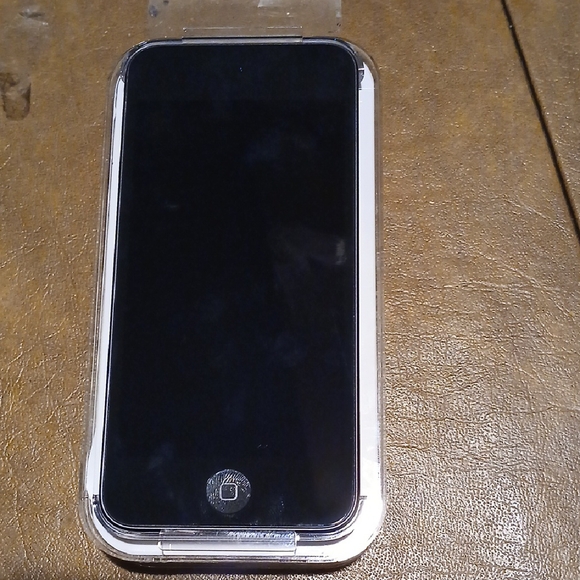 Black Smartphone with Clear Case